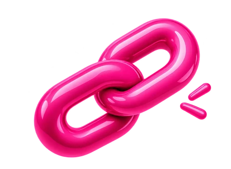 Illustration of an affiliate tracking link and connected chains
