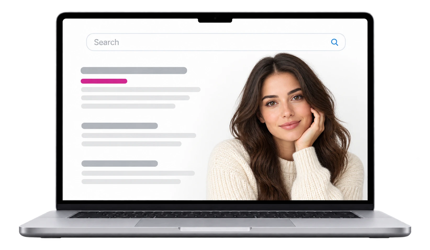 Illustration of an AI companion website used in the SEO keyword research guide